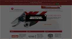 Desktop Screenshot of coltelleriemilanesi.it